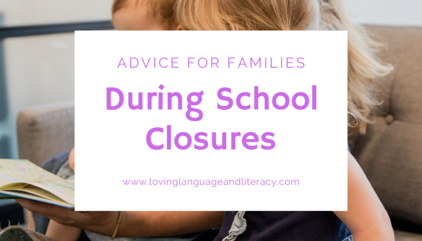 Advice for families during school closures