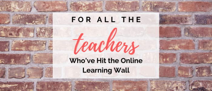 Online learning wall