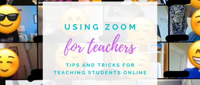 Using Zoom to teach online